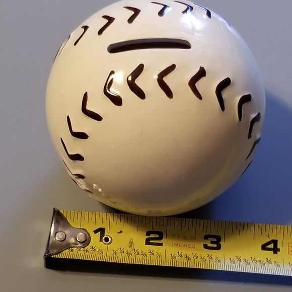 Ceramic baseball coin bank - Picture 5 of 6